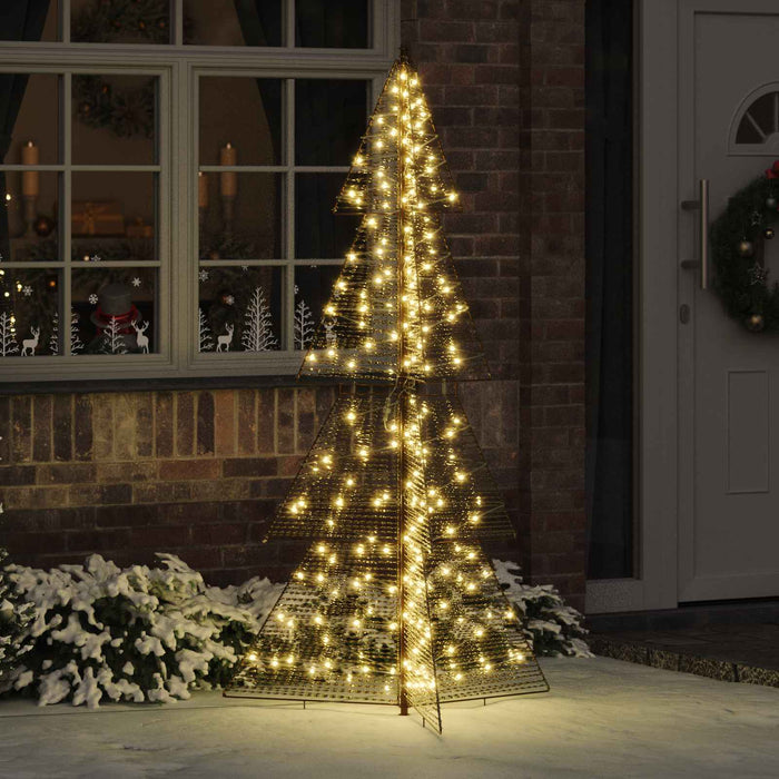 Brad de Crăciun cu 240 LED Alb cald 180 cm PET - WALTI WALTI