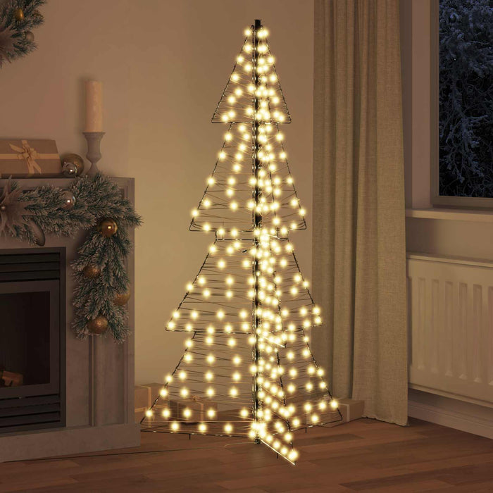 Brad de Crăciun cu 240 LED Alb cald 180 cm Ratan - WALTI WALTI