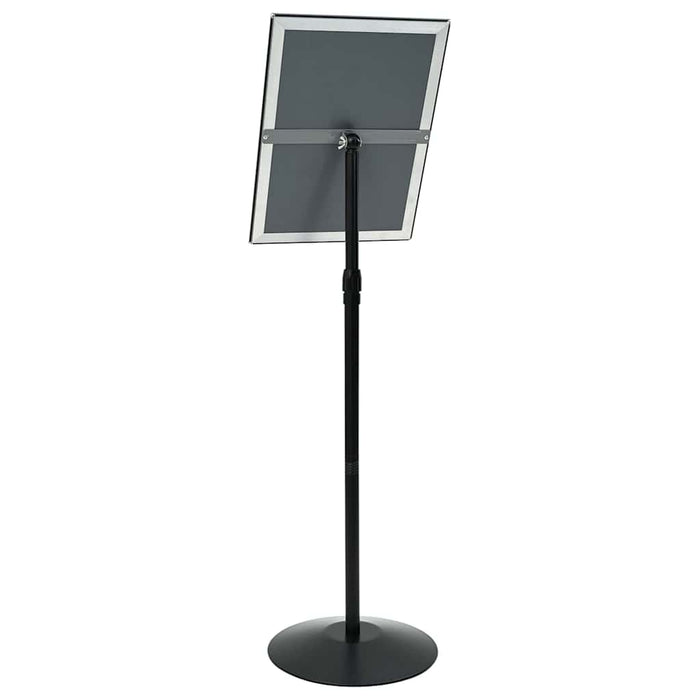 Suport poster tip pedestal Argintiu a3 PVC și Oțel - WALTI WALTI