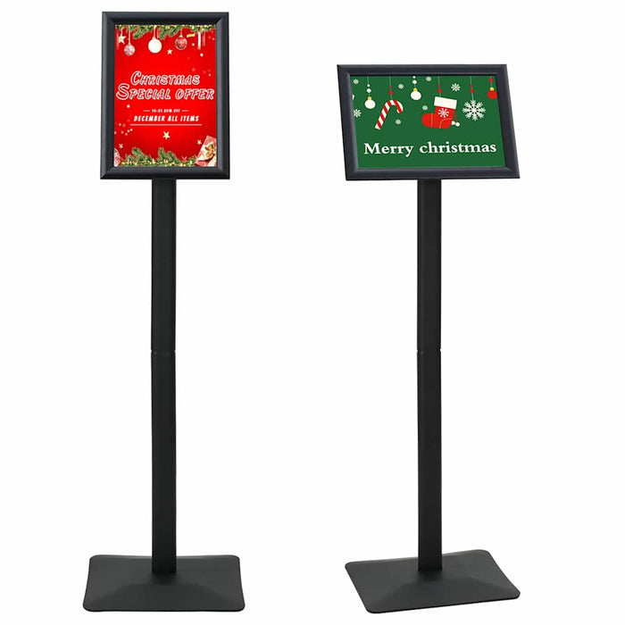 Suport poster tip pedestal a4 Fontă Negru WALTI