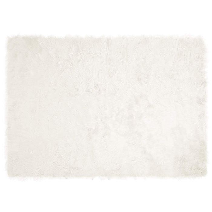 Covor din Lână Faux Tafalla Alb 240 x 340 cm Poliester - WALTI WALTI
