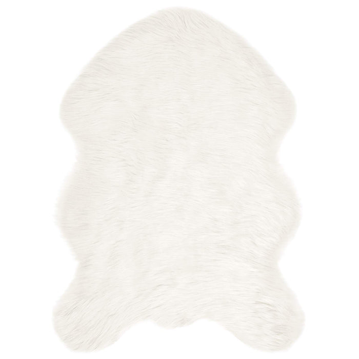 Covor din Lână Faux Tafalla Alb 60 x 90 cm Poliester - WALTI WALTI