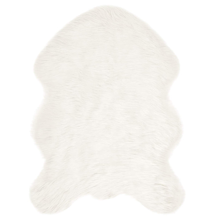 Covor din Lână Faux Tafalla Alb 80 x 120 cm Poliester - WALTI WALTI