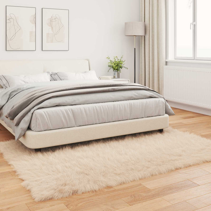 Covor din Lână Faux Tafalla Bej 120 x 170 cm Poliester - WALTI WALTI