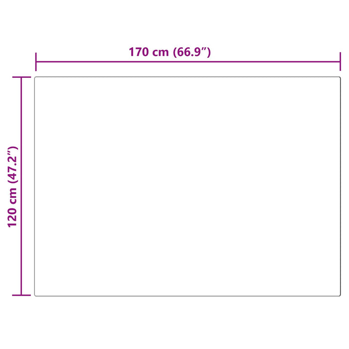 Covor din Lână Faux Tafalla Bej 120 x 170 cm Poliester - WALTI WALTI