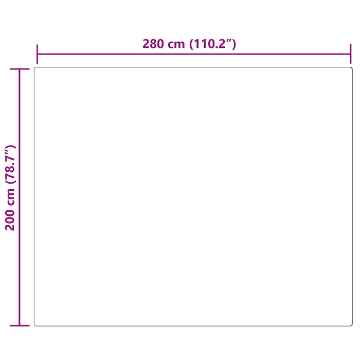 Covor din Lână Faux Tafalla Bej 200 x 280 cm Poliester - WALTI WALTI