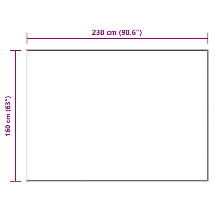Covor din Lână Faux Tafalla Crem 160 x 230 cm Poliester - WALTI WALTI