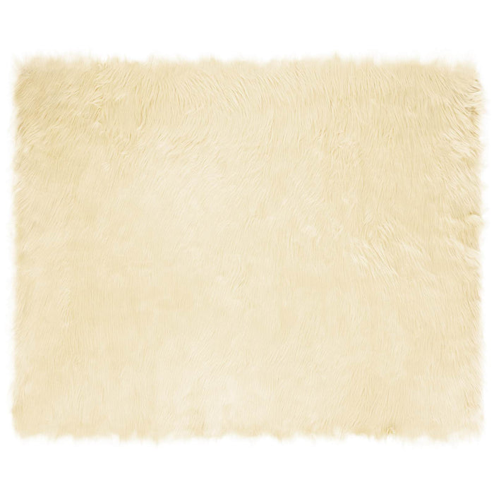 Covor din Lână Faux Tafalla Crem 200 x 280 cm Poliester - WALTI WALTI