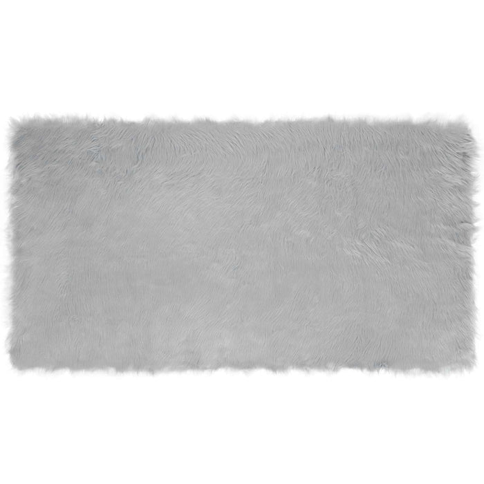 Covor din Lână Faux Tafalla Gri 60 x 110 cm Poliester - WALTI WALTI