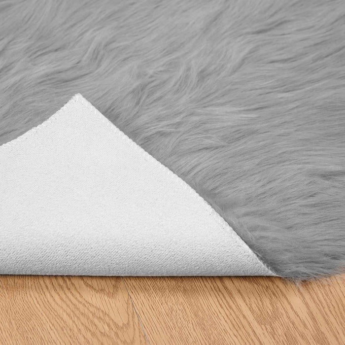 Covor din Lână Faux Tafalla Gri 80 x 150 cm Poliester - WALTI WALTI