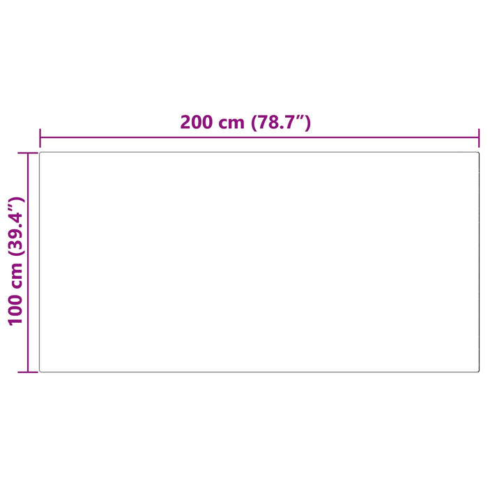 Covor din Lână Faux Tafalla Gri 100 x 200 cm Poliester - WALTI WALTI