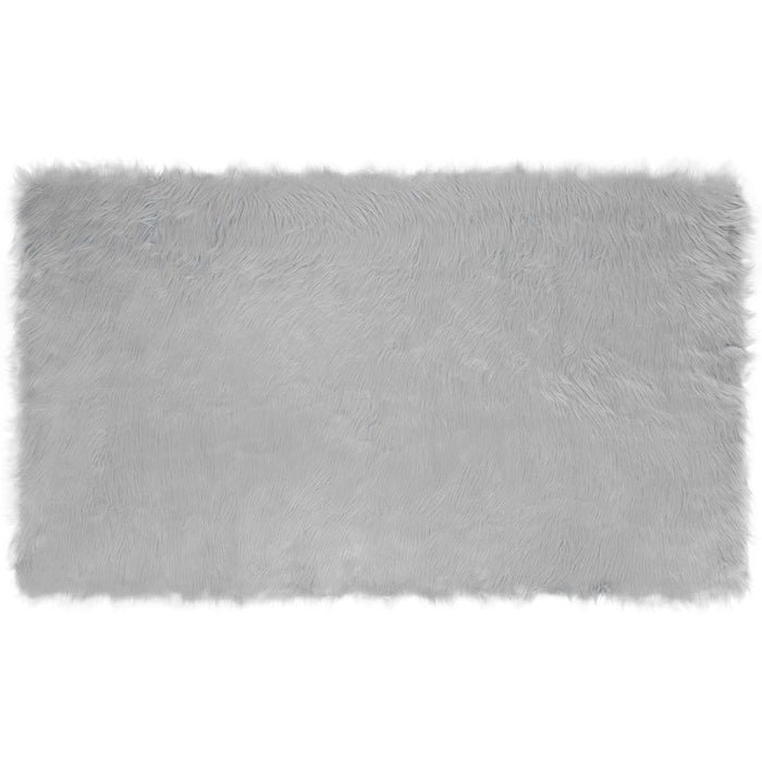 Covor din Lână Faux Tafalla Gri 100 x 200 cm Poliester - WALTI WALTI