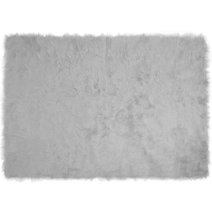 Covor din Lână Faux Tafalla Gri 140 x 200 cm Poliester - WALTI WALTI