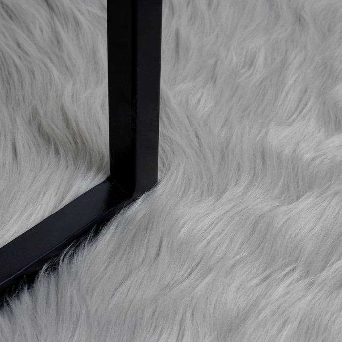 Covor din Lână Faux Tafalla Gri 160 x 230 cm Poliester - WALTI WALTI
