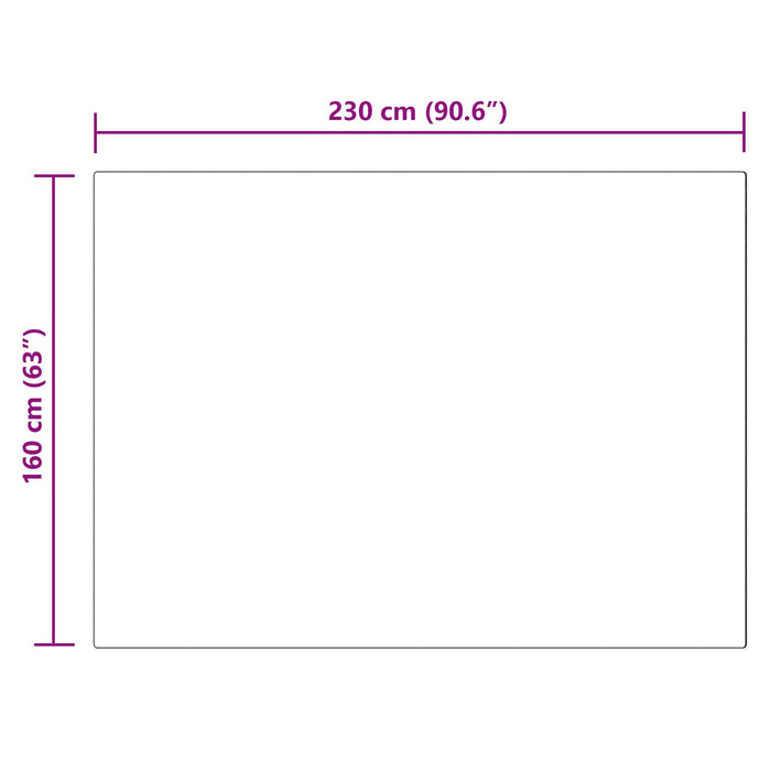 Covor din Lână Faux Tafalla Gri 160 x 230 cm Poliester - WALTI WALTI