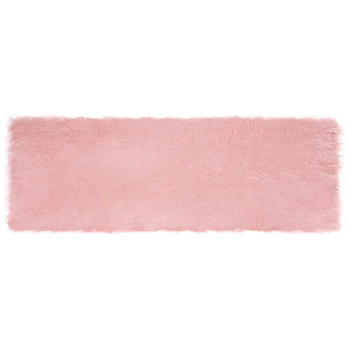Covor din Lână Faux Tafalla Roz 80 x 250 cm Poliester - WALTI WALTI