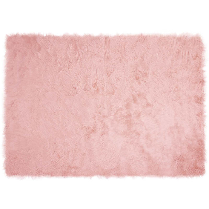 Covor din Lână Faux Tafalla Roz 120 x 170 cm Poliester - WALTI WALTI
