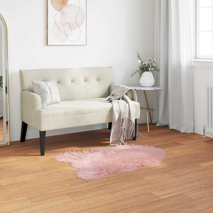 Covor din Lână Faux Tafalla Roz 60 x 90 cm Poliester - WALTI WALTI