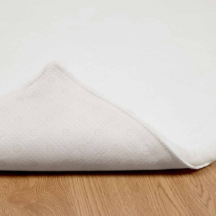 Covor din Blană Faux de Iepure Olite Alb 80 x 150 cm Poliester - WALTI WALTI