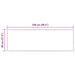 Covor din Blană Faux de Iepure Olite Alb 80 x 250 cm Poliester - WALTI WALTI
