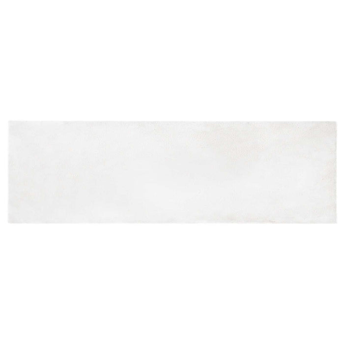 Covor din Blană Faux de Iepure Olite Alb 80 x 250 cm Poliester - WALTI WALTI