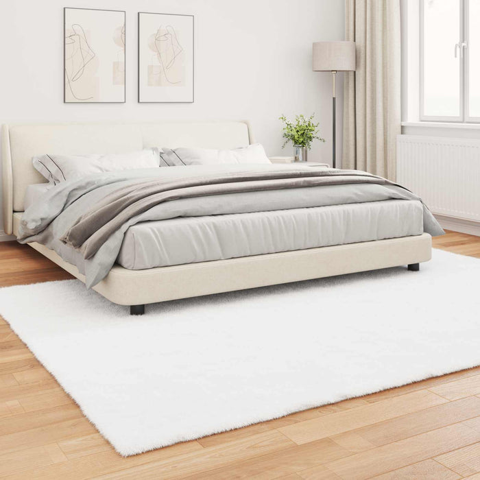 Covor din Blană Faux de Iepure Olite Alb 240 x 340 cm Poliester - WALTI WALTI