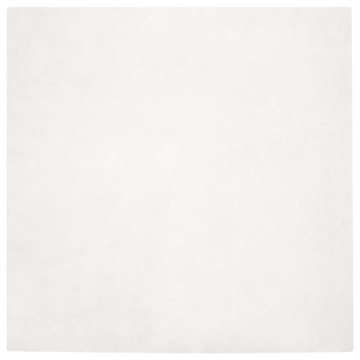 Covor din Blană Faux de Iepure Olite Alb 160 x 160 cm Poliester - WALTI WALTI