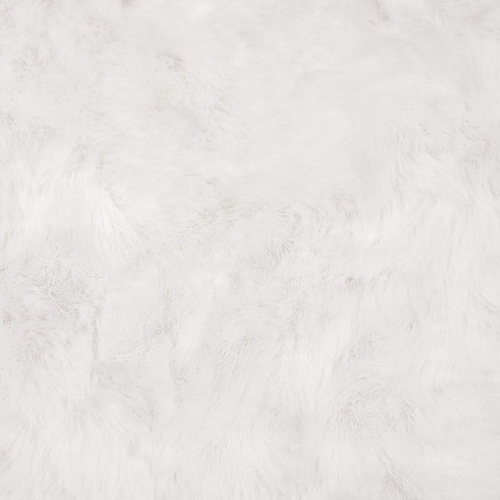 Covor din Blană Faux de Iepure Olite Alb 50 x 80 cm Poliester - WALTI WALTI