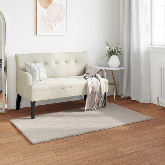 Covor din Blană Faux de Iepure Olite Bej 60 x 110 cm Poliester - WALTI WALTI