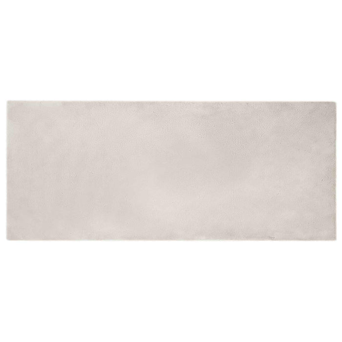 Covor din Blană Faux de Iepure Olite Bej 80 x 200 cm Poliester - WALTI WALTI