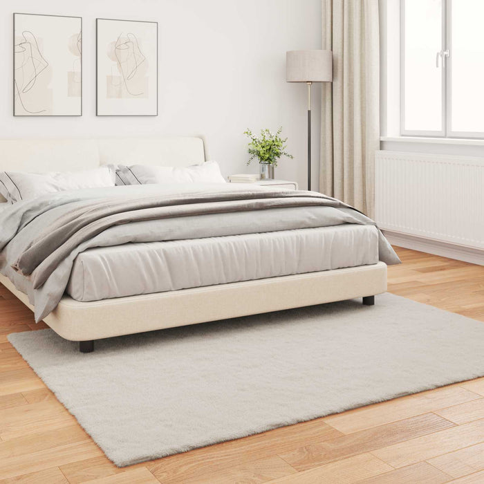 Covor din Blană Faux de Iepure Olite Bej 140 x 200 cm Poliester - WALTI WALTI