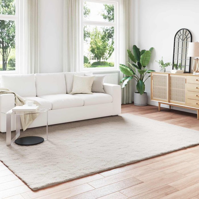 Covor din Blană Faux de Iepure Olite Bej 200 x 280 cm Poliester - WALTI WALTI