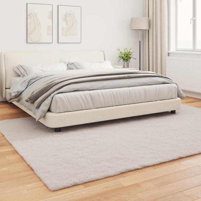 Covor din Blană Faux de Iepure Olite Bej 200 x 280 cm Poliester - WALTI WALTI