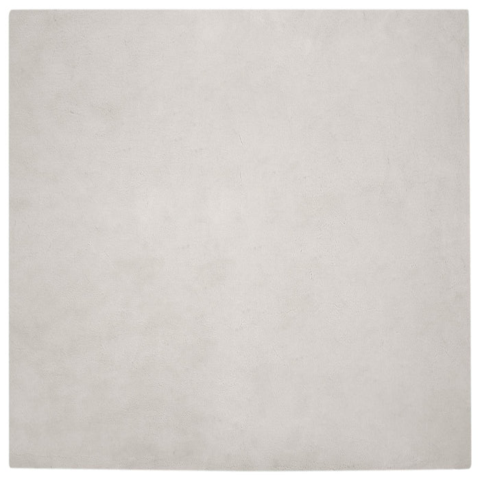 Covor din Blană Faux de Iepure Olite Bej 160 x 160 cm Poliester - WALTI WALTI