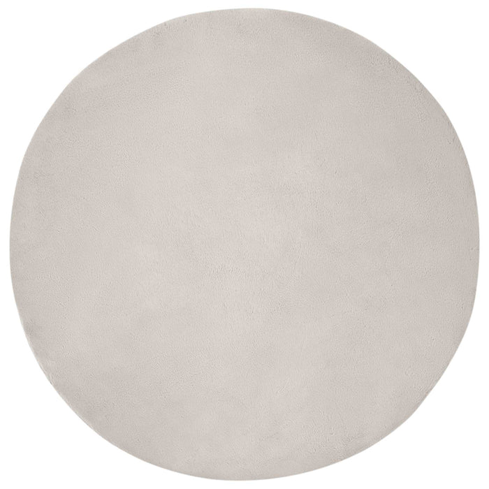Covor din Blană Faux de Iepure Olite Bej Ø 80 cm Poliester - WALTI WALTI