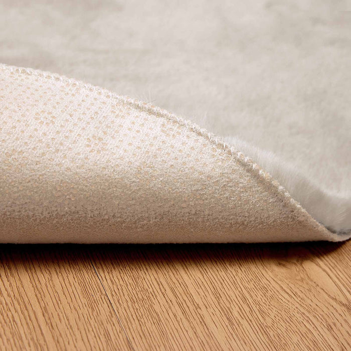 Covor din Blană Faux de Iepure Olite Bej Ø 120 cm Poliester - WALTI WALTI