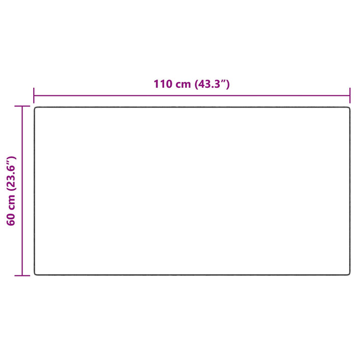 Covor din Blană Faux de Iepure Olite Crem 60 x 110 cm Poliester - WALTI WALTI