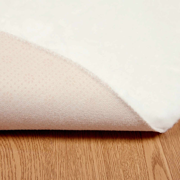 Covor din Blană Faux de Iepure Olite Crem Ø 120 cm Poliester - WALTI WALTI