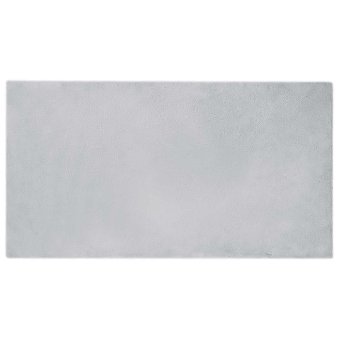 Covor din Blană Faux de Iepure Olite Gri 60 x 110 cm Poliester - WALTI WALTI
