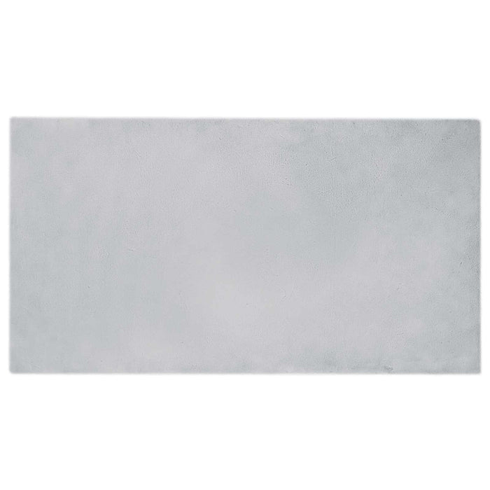 Covor din Blană Faux de Iepure Olite Gri 80 x 150 cm Poliester - WALTI WALTI