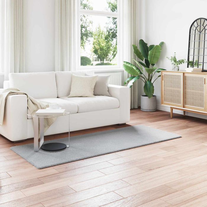 Covor din Blană Faux de Iepure Olite Gri 80 x 200 cm Poliester - WALTI WALTI
