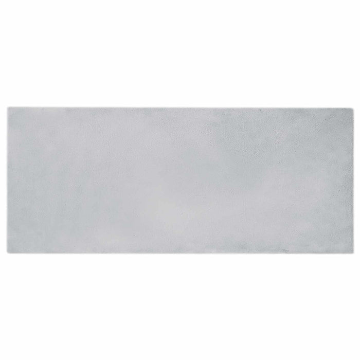 Covor din Blană Faux de Iepure Olite Gri 80 x 200 cm Poliester - WALTI WALTI