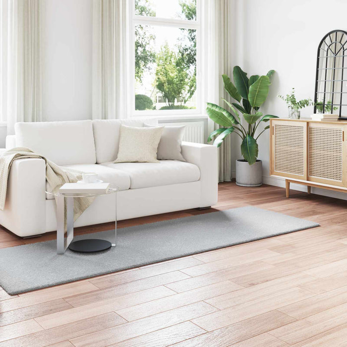 Covor din Blană Faux de Iepure Olite Gri 80 x 250 cm Poliester - WALTI WALTI