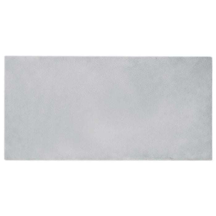 Covor din Blană Faux de Iepure Olite Gri 100 x 200 cm Poliester - WALTI WALTI