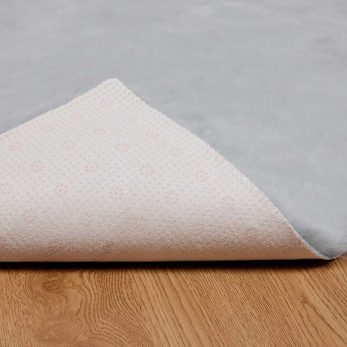 Covor din Blană Faux de Iepure Olite Gri 120 x 170 cm Poliester - WALTI WALTI