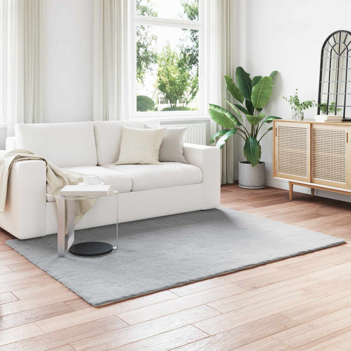 Covor din Blană Faux de Iepure Olite Gri 120 x 170 cm Poliester - WALTI WALTI