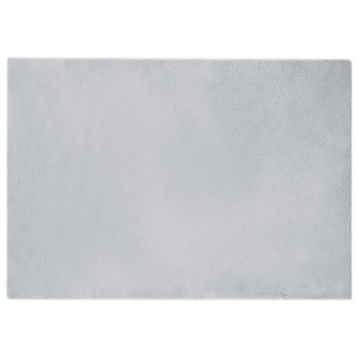 Covor din Blană Faux de Iepure Olite Gri 160 x 230 cm Poliester - WALTI WALTI