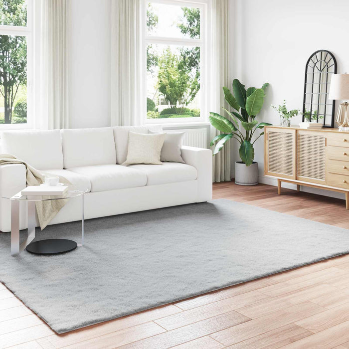 Covor din Blană Faux de Iepure Olite Gri 200 x 280 cm Poliester - WALTI WALTI