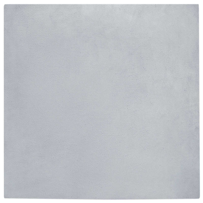 Covor din Blană Faux de Iepure Olite Gri 120 x 120 cm Poliester - WALTI WALTI