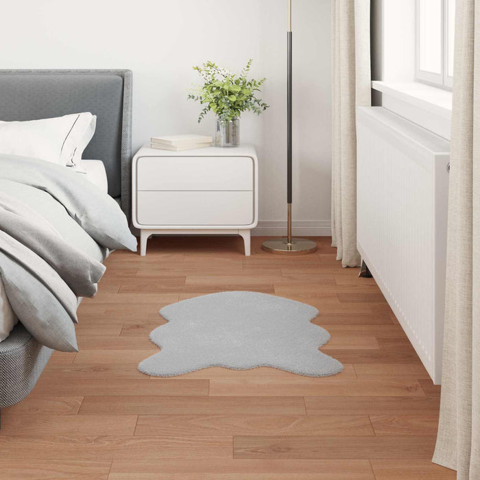 Covor din Blană Faux de Iepure Olite Gri 50 x 80 cm Poliester - WALTI WALTI